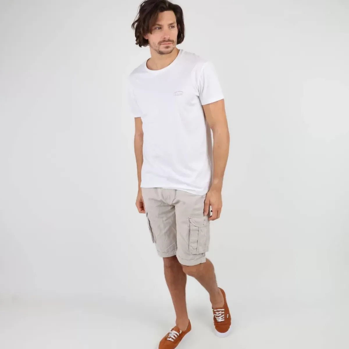 OXBOW Essentials|Shorts-Bermuda shorts ORPEK - Galet