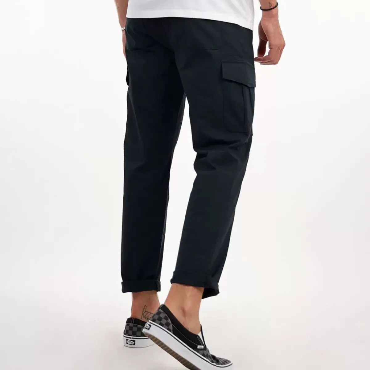 OXBOW Pants, Jeans-Cargo pants RAGGY - Black