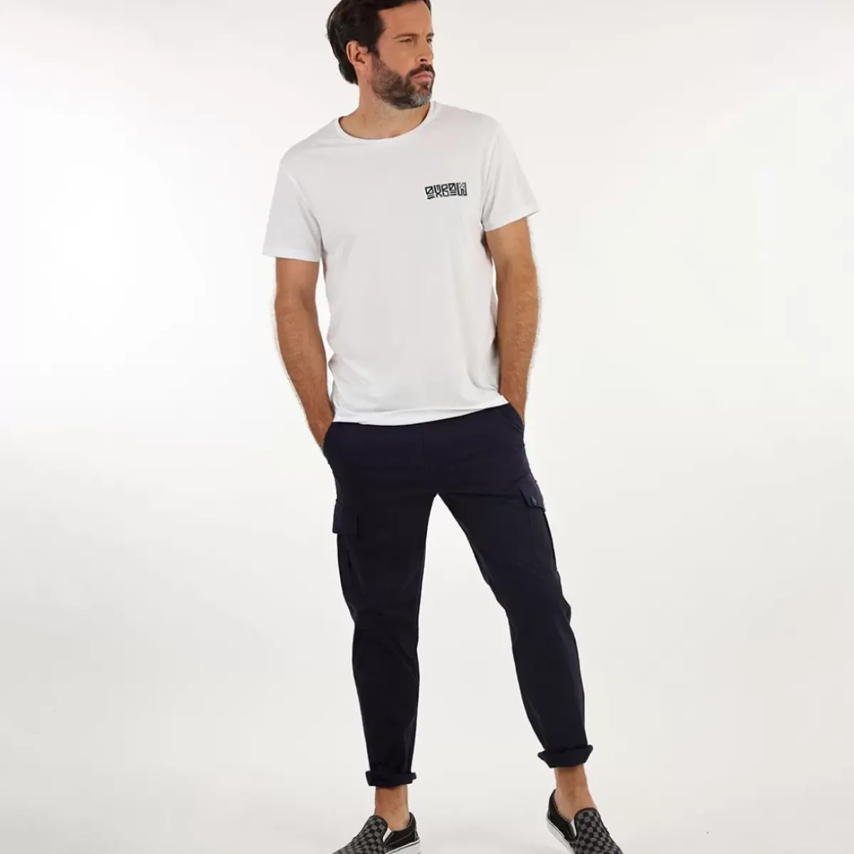 OXBOW Pants, Jeans-Cargo pants RAGGY - Deep Marine