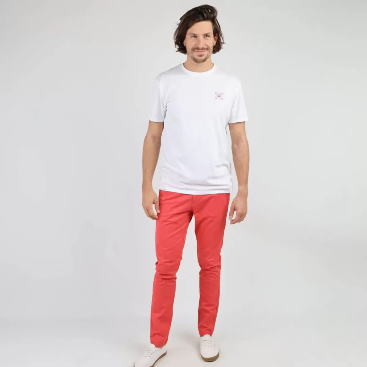 OXBOW Essentials|Pants, Jeans-Chino pants REANO - Guarana