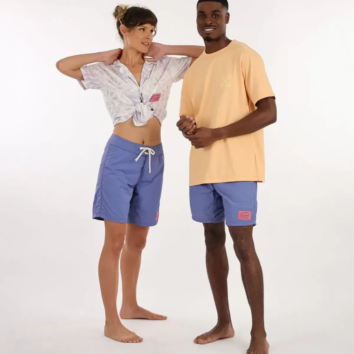 OXBOW Collector Made in France|Swimwear-COLLECTOR Boardshort JACKY - Bleuet