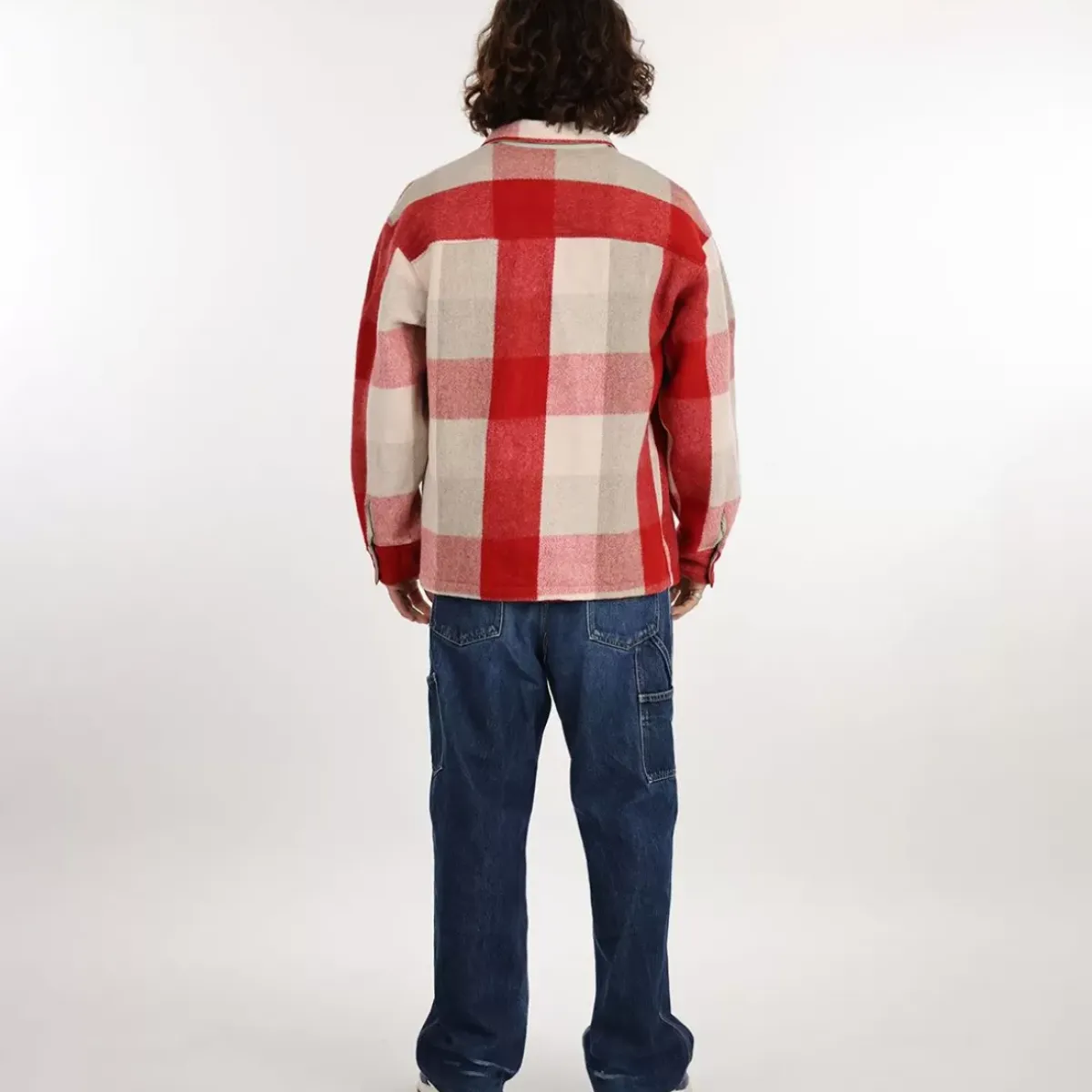 OXBOW Jacket, Coat|Collector Made in France-COLLECTOR Overshirt IAN - Deep Red