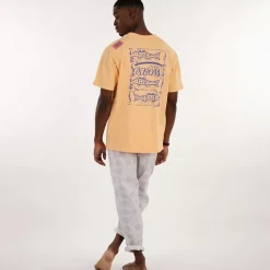 OXBOW Tee-Shirt, Top|Clothing-COLLECTOR Tee-Shirt  FABRICE - Abricot Solarisé Solarized Abricot