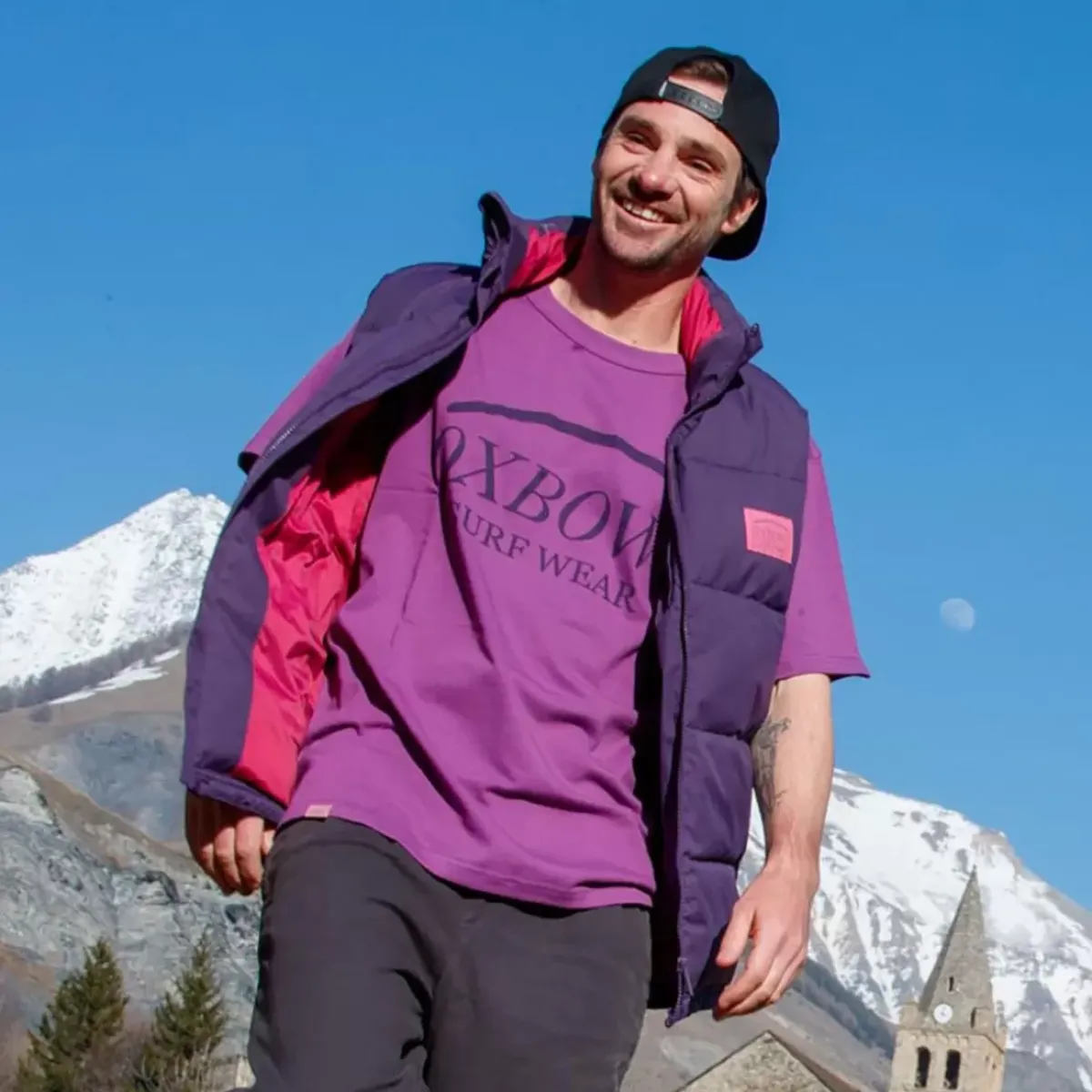 OXBOW Tee-Shirt, Top|Collector Made in France-COLLECTOR Tee-Shirt MATTHEW - Purple