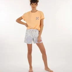 OXBOW Tee-Shirt, Top|Clothing-COLLECTOR Tee-Shirt  PIERRE - Abricot Solarisé Solarized Abricot