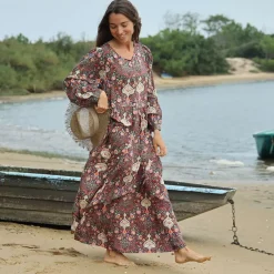 OXBOW Dress-Dress DESMOND - Terre Brulée Terre Brulu00e9e