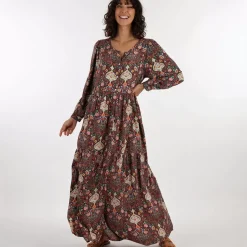 OXBOW Dress-Dress DESMOND - Terre Brulée Terre Brulu00e9e