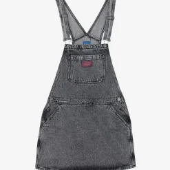 OXBOW Dress|Clothing-Dungaree dress DIGAPO - Noir Black