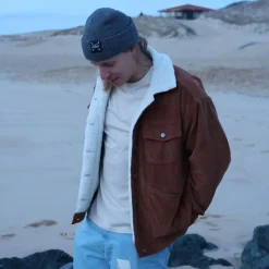 OXBOW Jacket, Coat-Jacket JESSIE - Ecorce