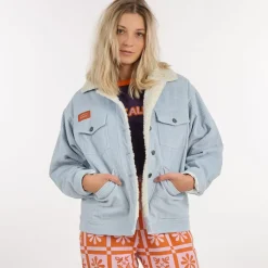 OXBOW Jacket, Coat-Jacket JESSIE - Light Blue