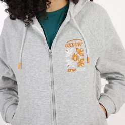 OXBOW Jacket, Coat-Jacket SIMOLIS - Gris Chiné Heather Grey