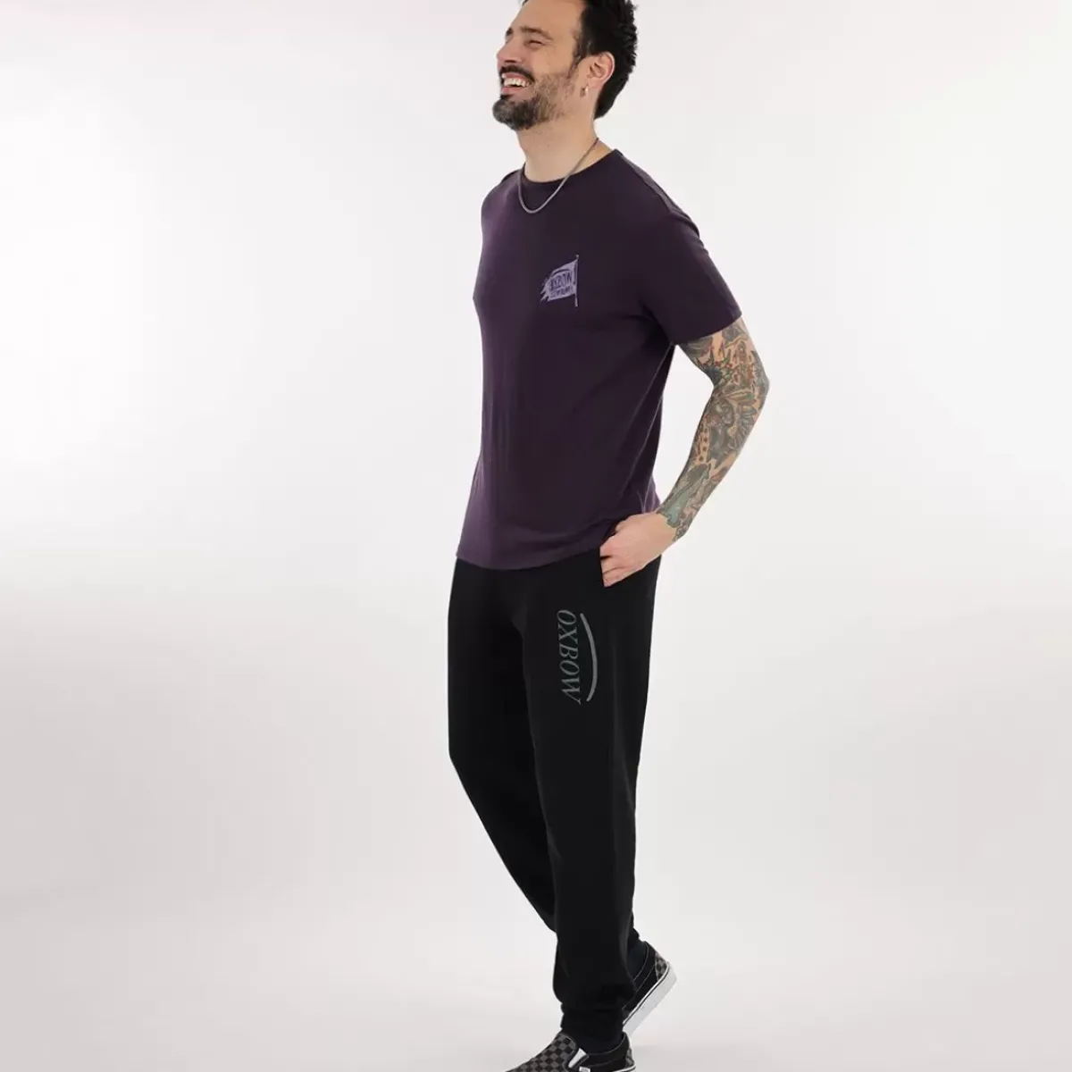 OXBOW Pants, Jeans-Jog pants MARCADAU - Noir Black