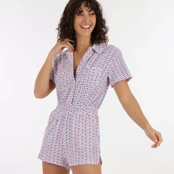 OXBOW Short-Playsuit BASILE - White