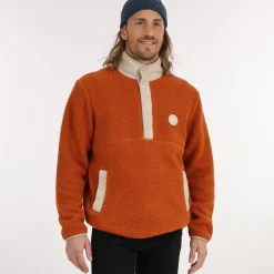 OXBOW Jacket, Coat-Polar fleece SARGI - Cuivre