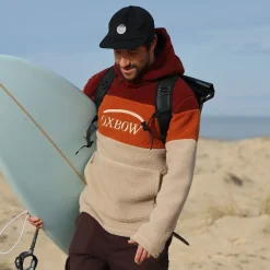 OXBOW Jacket, Coat-Polar fleece SIGURD - Cuivre