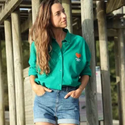 OXBOW Shirt-Shirt CHRISTINE - Palm Green