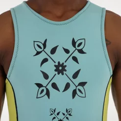 OXBOW Collector Made in France|Wetsuit-Short John COLLECTOR WIGSUR22 - Turquoise