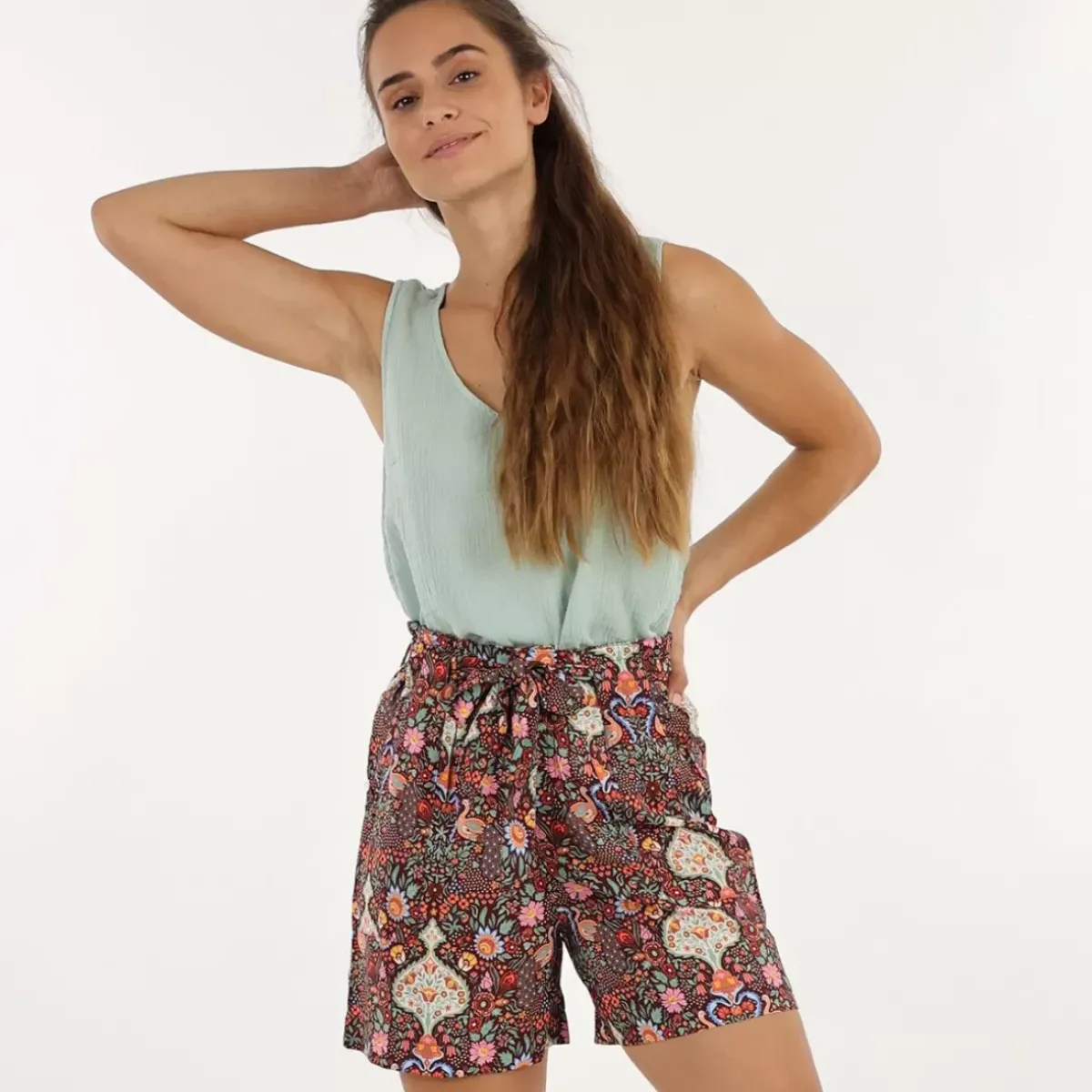 OXBOW Short-Shorts IOLINA - Terre Brulée Terre Brulu00e9e