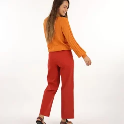 OXBOW Sweater-Sweater PEGASE - Ocre