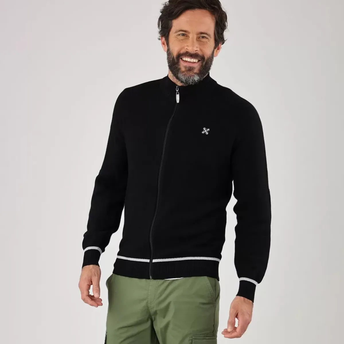 OXBOW Sweater, Cardigan-Sweater PENETO - Noir Black