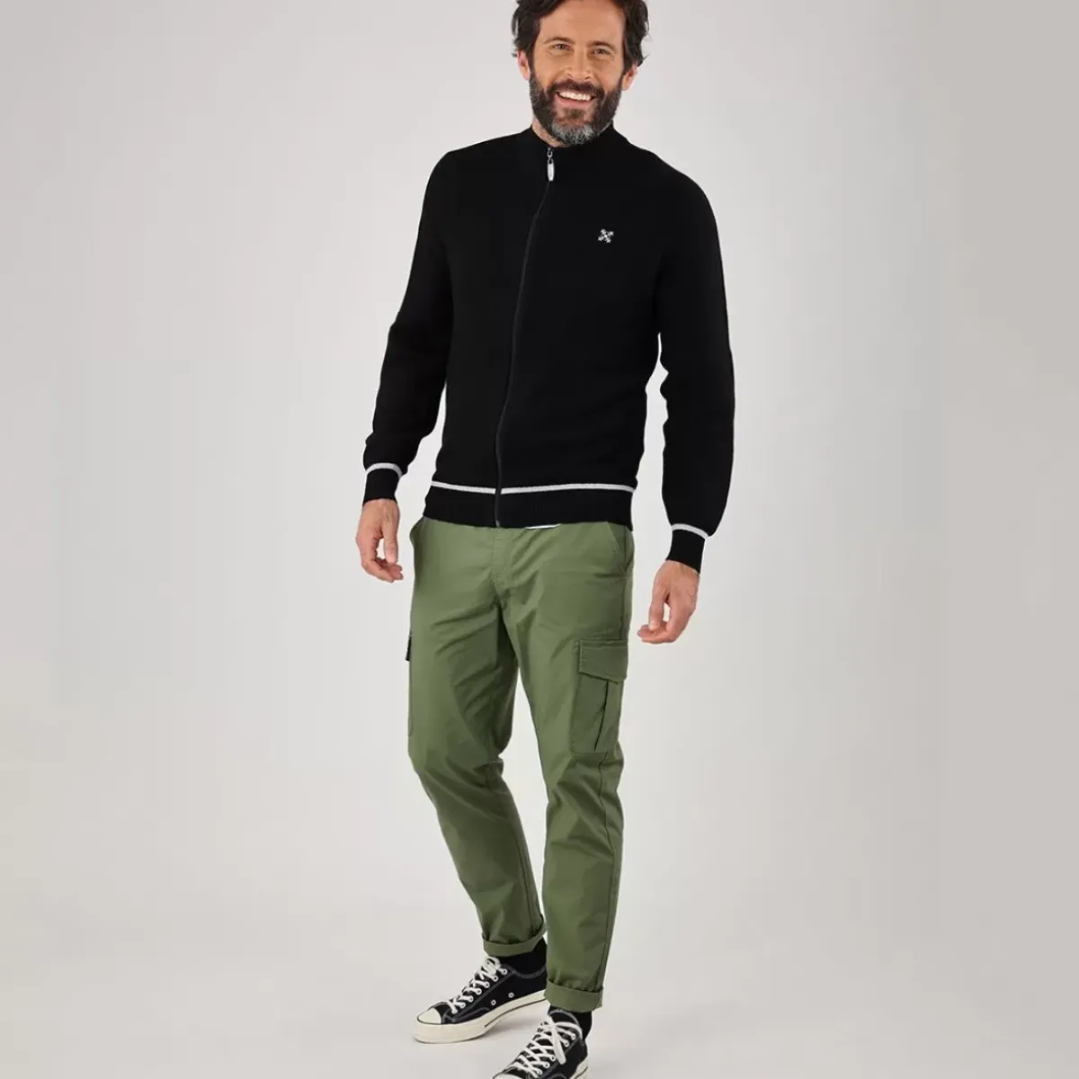 OXBOW Sweater, Cardigan-Sweater PENETO - Noir Black