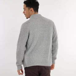 OXBOW Sweater, Cardigan-Sweater PERALF - Gris Chiné Heather Grey