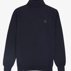 OXBOW Sweater, Cardigan-Sweater PEROL - Deep Marine Chiné Heather Deep Marine