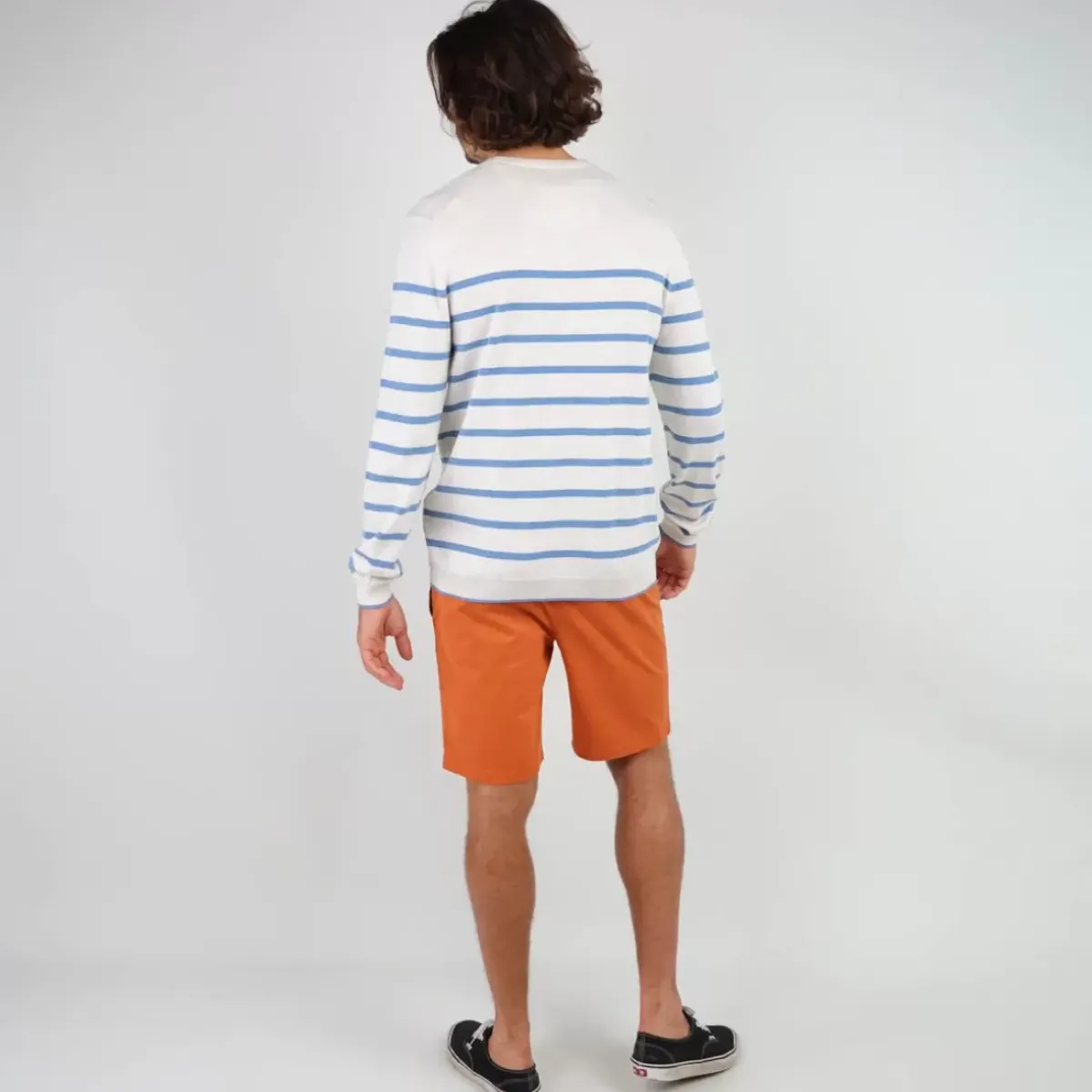 OXBOW Essentials|Sweater, Cardigan-Sweater PEROM - Sel Chiné Heather Salt