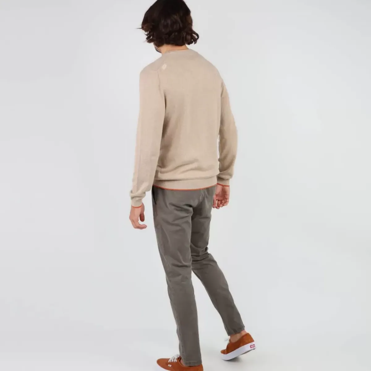 OXBOW Essentials|Sweater, Cardigan-Sweater PERONI - Dust Chiné Dust Chinu00e9