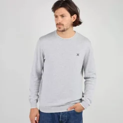 OXBOW Essentials|Sweater, Cardigan-Sweater PERONI - Gris Chiné Heather Grey