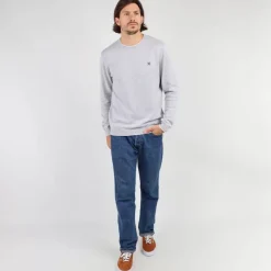 OXBOW Essentials|Sweater, Cardigan-Sweater PERONI - Gris Chiné Heather Grey