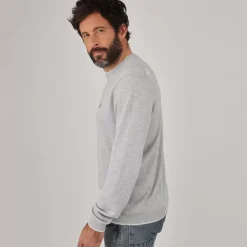 OXBOW Essentials|Sweater, Cardigan-Sweater PERONI - Gris Chiné Heather Grey