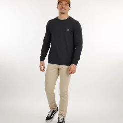 OXBOW Essentials|Clothing-Sweater PERONI - Noir Chiné Heather Black