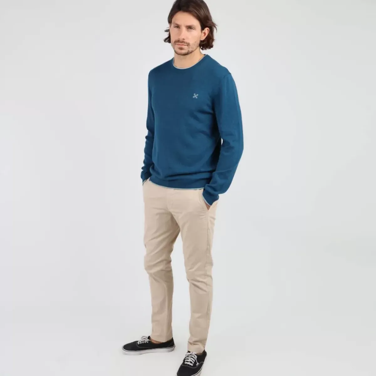 OXBOW Essentials|Sweater, Cardigan-Sweater PERONI - Pacifique Chiné Pacifique Chine