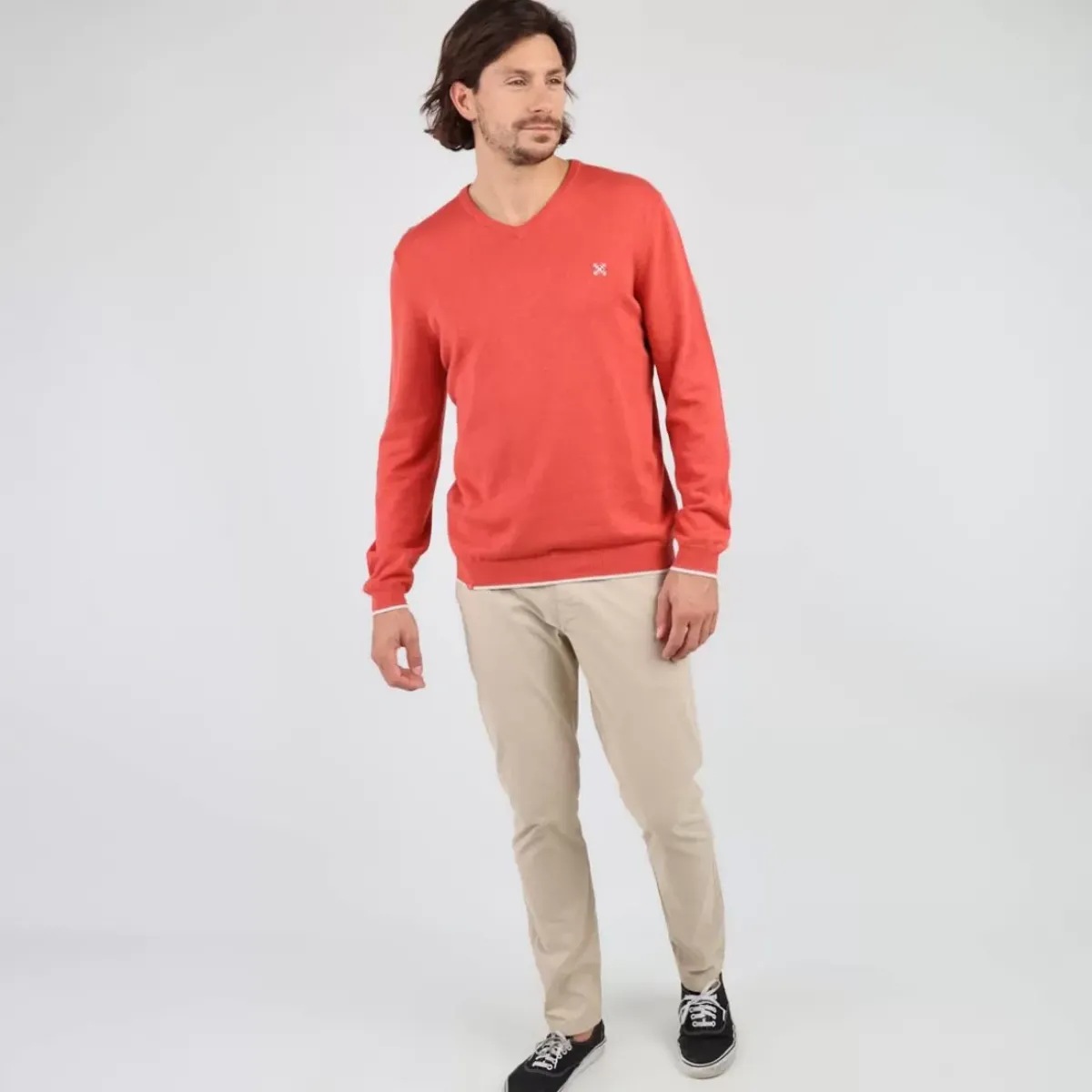 OXBOW Essentials|Sweater, Cardigan-Sweater PIVEGA - Guarana Chiné Guarana Chinu00e9