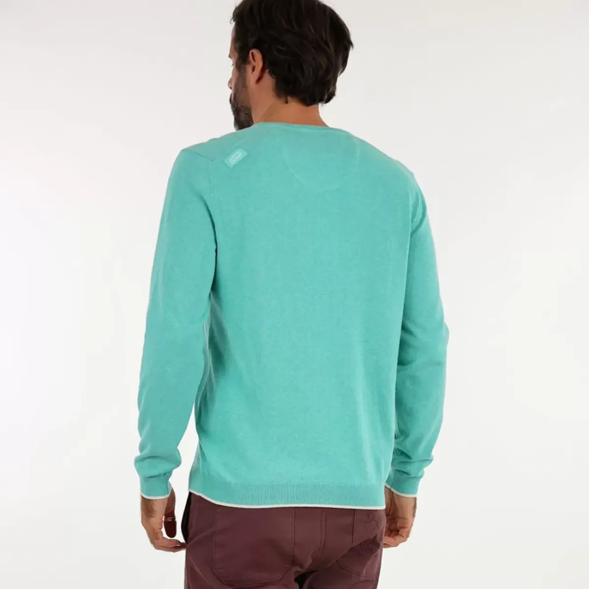 OXBOW Sweater, Cardigan-Sweater PIVEGA - Heather Turquoise