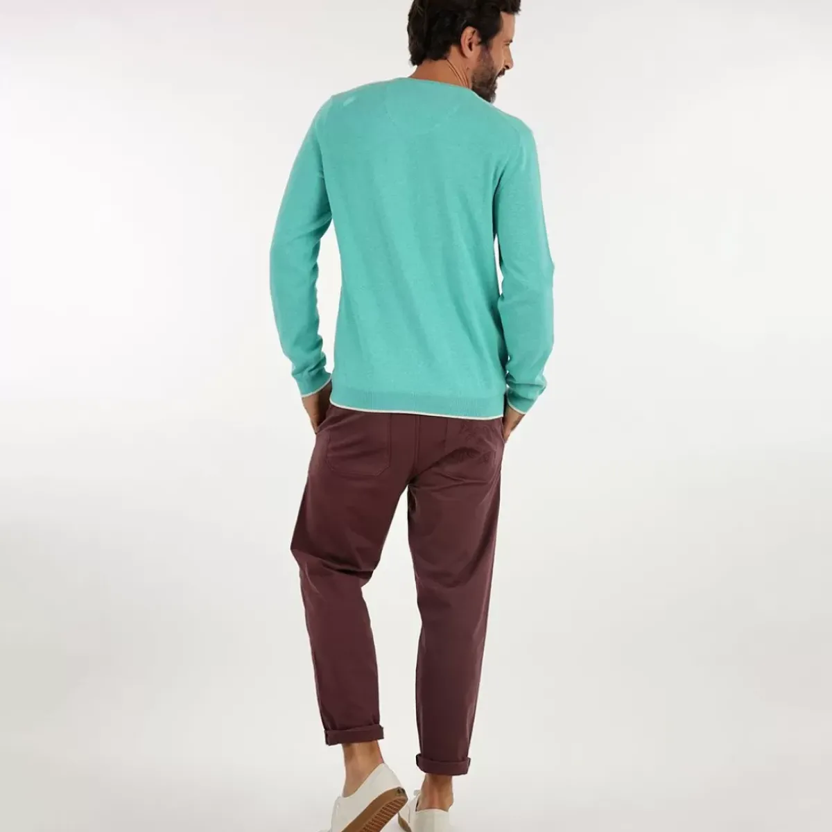 OXBOW Sweater, Cardigan-Sweater PIVEGA - Heather Turquoise