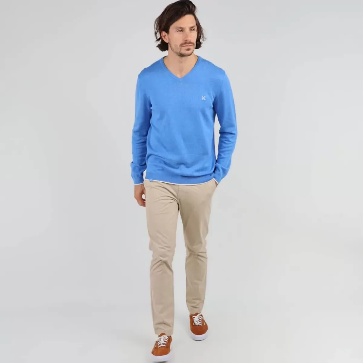 OXBOW Essentials|Sweater, Cardigan-Sweater PIVEGA - Teahupoo Chiné Teahupoo Chinu00e9