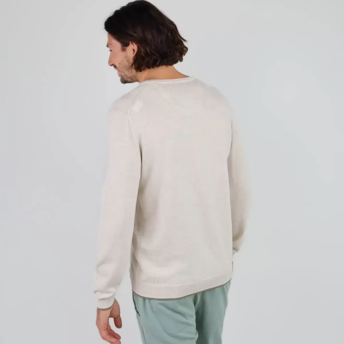 OXBOW Sweater, Cardigan|Clothing-Sweater PIVEGA - Vanilla Chiné Vanilla Chinu00e9