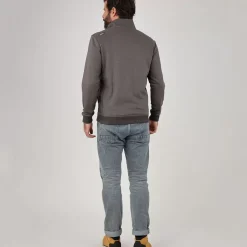 OXBOW Essentials|Sweatshirt-Sweatshirt SAKOP - Anthracite Chiné Heather Anthracite