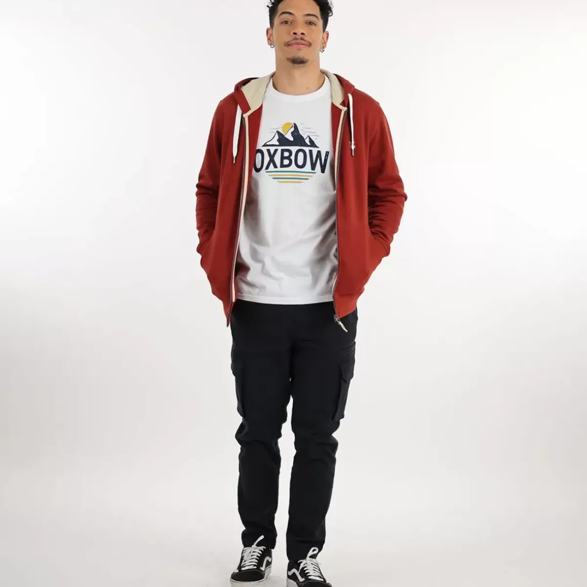 OXBOW Sweatshirt-Sweatshirt SALET - Grenat