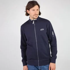 OXBOW Essentials|Sweatshirt-Sweatshirt SALTCOATS - Deep Marine Chiné Heather Deep Marine