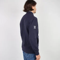 OXBOW Essentials|Sweatshirt-Sweatshirt SALTCOATS - Deep Marine Chiné Heather Deep Marine
