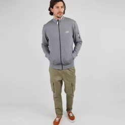 OXBOW Essentials|Sweatshirt-Sweatshirt SALTCOATS - Gris Chiné Foncé Dark Heather Grey