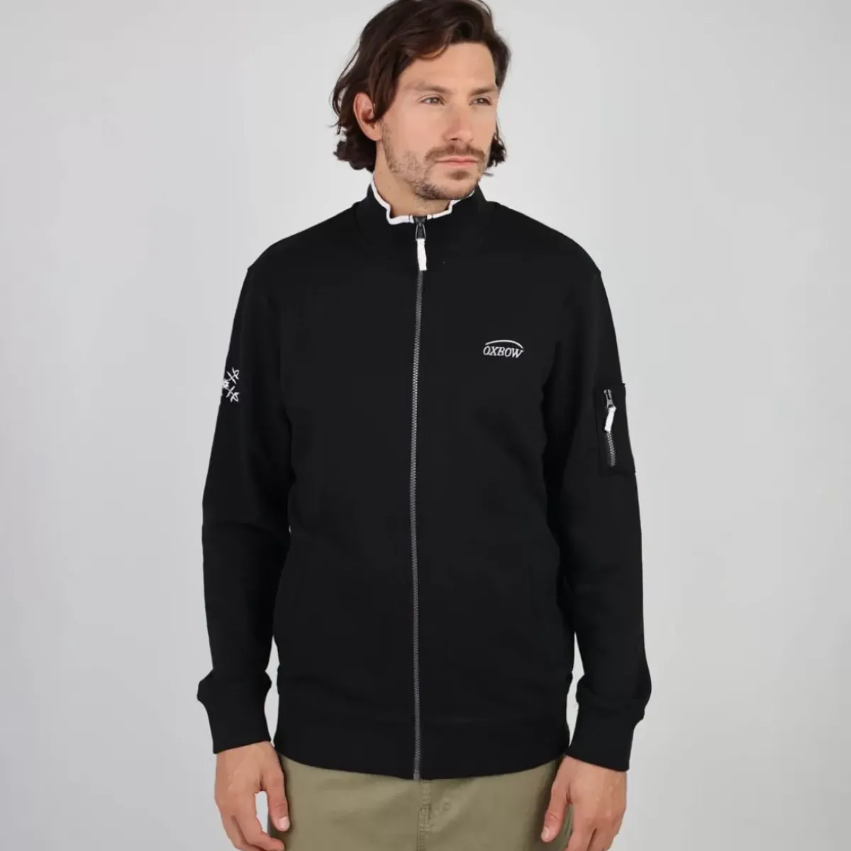 OXBOW Essentials|Sweatshirt-Sweatshirt SALTCOATS - Noir Black