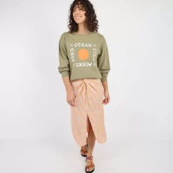 OXBOW Sweatshirt|Clothing-Sweatshirt SARDA - Aloe