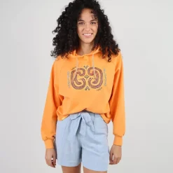 OXBOW Sweatshirt|Clothing-Sweatshirt SARGAS - Tangerine
