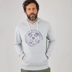 OXBOW Sweatshirt-Sweatshirt SAVIOR - Gris Chiné Heather Grey