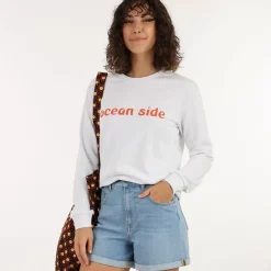 OXBOW Sweatshirt-Sweatshirt SERENA - White