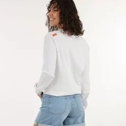 OXBOW Sweatshirt-Sweatshirt SERENA - White